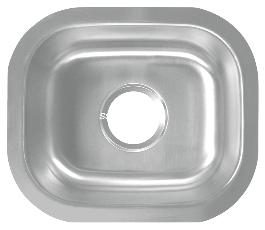 16g Thickness Single Bowl Undermount Stainless Steel Sink Easy Installation