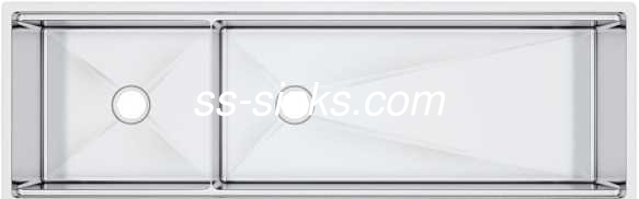 Single Bowl Luxury Stainless Steel Sinks Custom Size 70 X 20 Inches