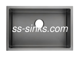 SUS304 بالوعة المطبخ الفولاذ المقاوم للصدأ الأسود Undermount OEM