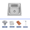 غسالة المطبخ مربع Topmount الأنيقة الذهبية النهاية تصميم قابلة للتخصيص