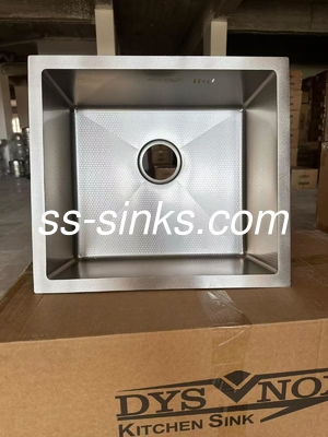 أسود / ذهبي / فضي / وردي الذهب المطبخ المصنوع يدويا حوض المياه المتساوي عمق 220mm