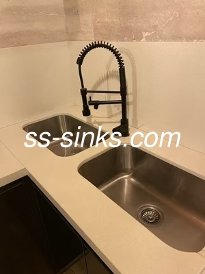 الحجرة تحت التثبيت الفولاذ المقاوم للصدأ مطبخ حوض 220mm عمق للموردين حوض ومنتج عمق 220mm