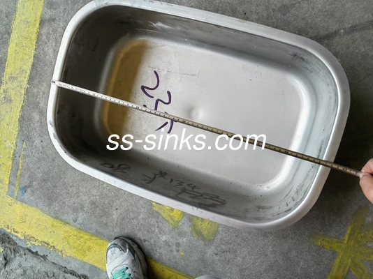 الحجرة تحت التثبيت الفولاذ المقاوم للصدأ مطبخ حوض 220mm عمق للموردين حوض ومنتج عمق 220mm