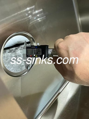 780*430mm وغيرها البناء الحديث المطبخ مستطيل المغسلة المقاوم للصدأ