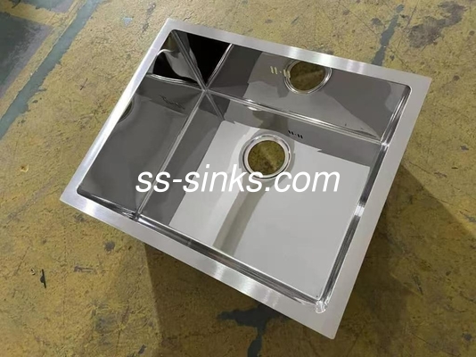 تحت الصخرة المصنوعة يدويا حوض مزدوج 220mm عمق وعاء والتركيب المريح