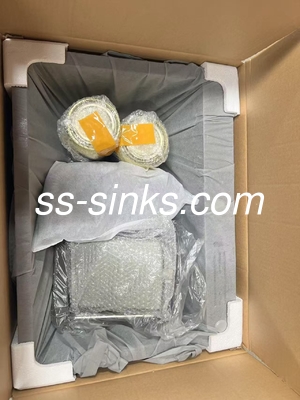 شكل وعاء مستطيل العداد أعلى حوض الاستحمام حوض واحد مضاد للتآكل